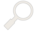 An icon of a magnifying glass.