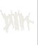 An icon of 5 people holding hands and jumping and a grey divider line to the right.