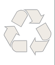 Recycle Icon with Line