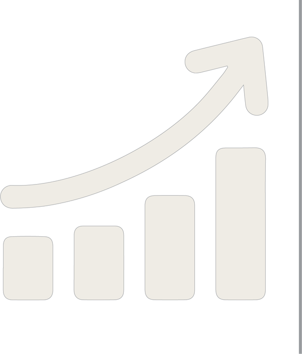 increasing graph icon
