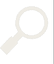 An icon of a magnifying glass and a grey divider line to the right.