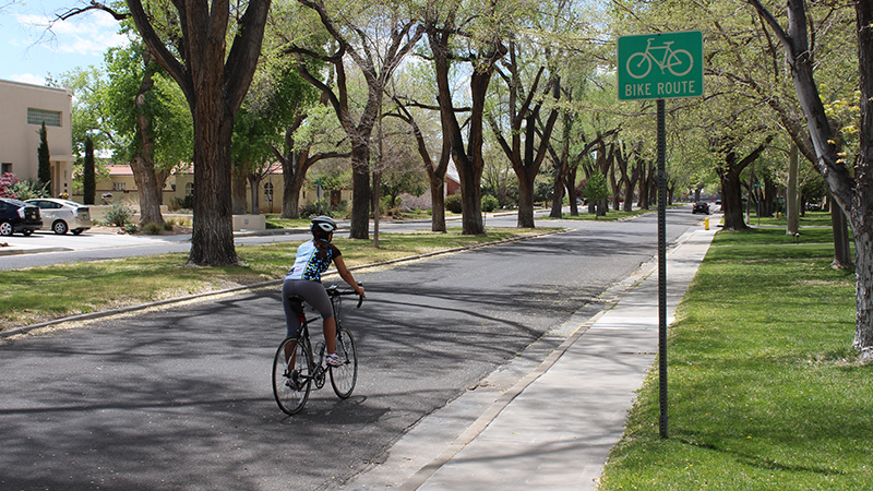 Bike Route Section Highlight Block