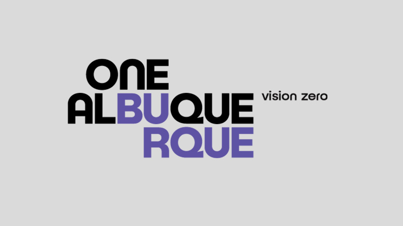The One Albuquerque Vision Zero logo.