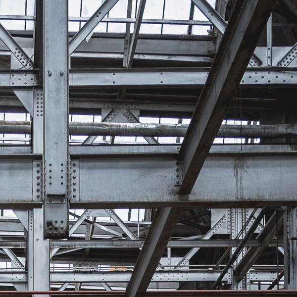 Industrial Tile Steel beams