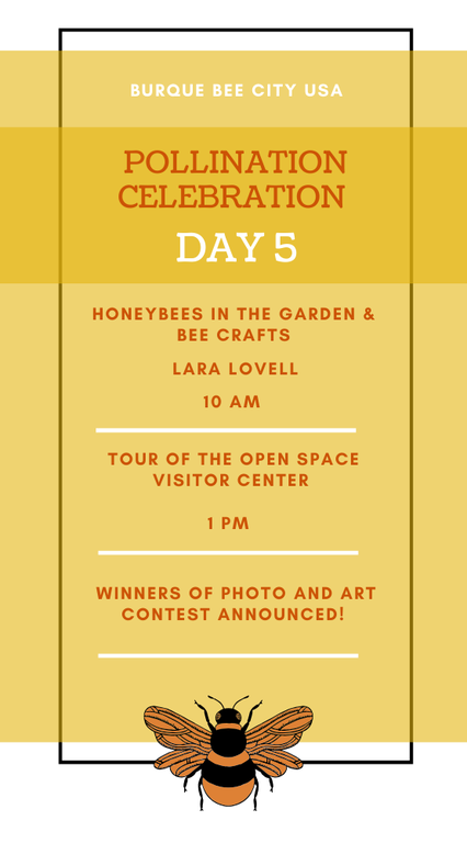 Pollination Celebration: Day Five Agenda