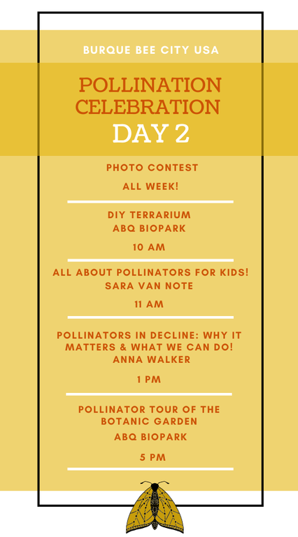 Pollinators Celebration: Day Two Agenda