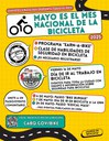 2025 May is Bike Month Event Flyer for Digital Distribution SPANISH