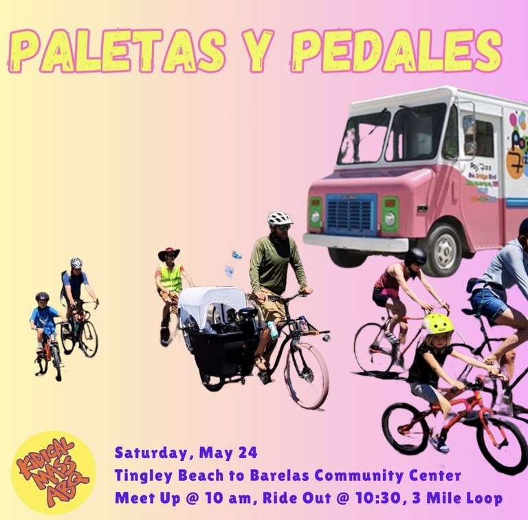 Kidical Mass ABQ May Ride Flyer