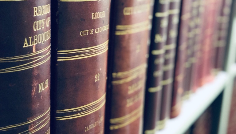 Record books from the City Clerk's Office