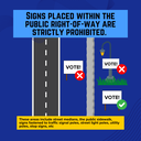 Yard Sign Example - Public Right of Way