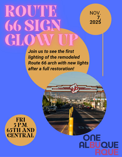 Route 66 Sign Glow Up!