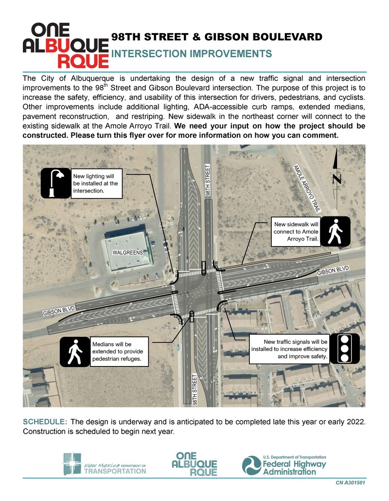 98th Street and Gibson Boulevard Intersection Improvements Project 98th Street and Gibson Boulevard Intersection Improvements Project