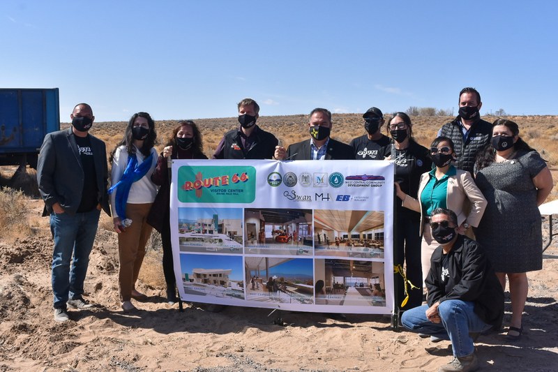 Community Leaders Break Ground on Route 66 Visitor Center