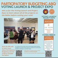 2026 District 6 Participatory Budgeting Project Expo and Voting Launch on August 8