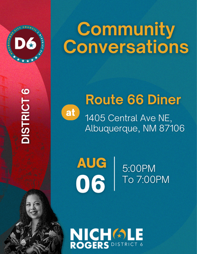 District 6 Community Conversations - August 6th