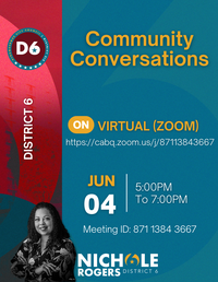 District 6 Community Conversations - June 4, 2026