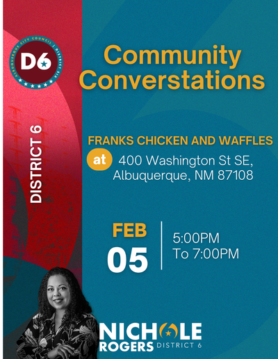 District 6 "Community Conversations" with Councilwoman Rogers - February 05, 2026