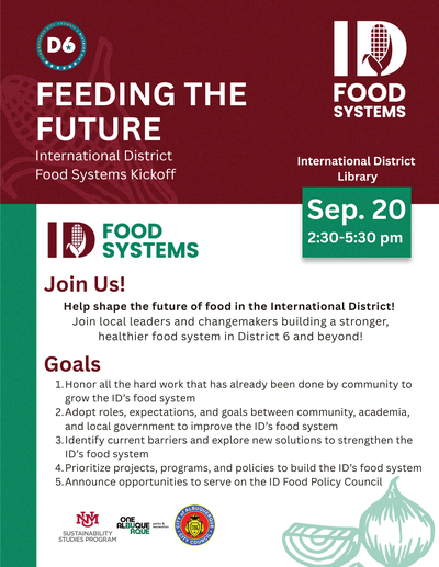 Feeding the Future - Join Councilor Rogers for the International District Food Systems Kickoff