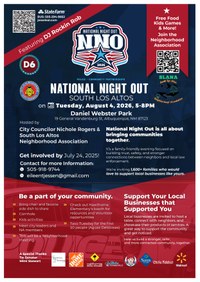 National Night Out at South Los Altos Neighborhood