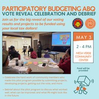 Participatory Budgeting ABQ Project Selection Results Revealed