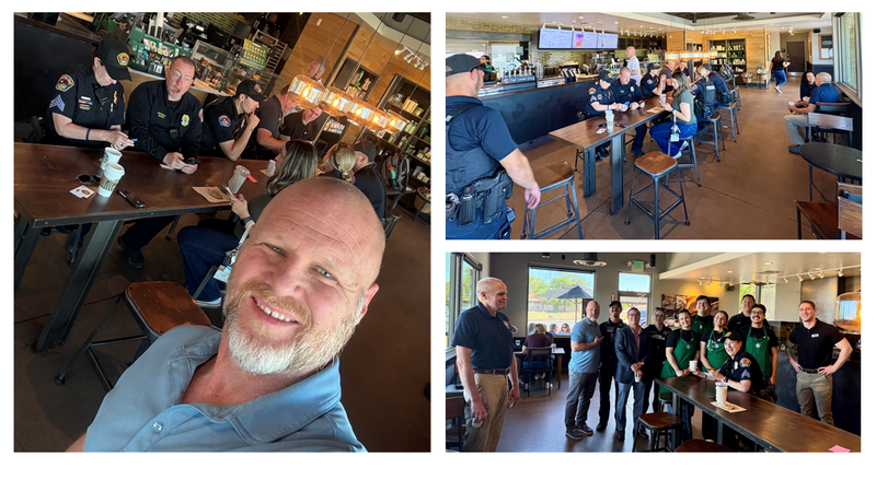 District 8 hosts "Coffee with a Cop"!
