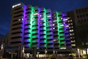 Albuquerque Lights Up Blue and Green to Kick Off Donate Life Month and Raise ALD Awareness