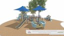 Santa Fe Village Park New Playground rendering -1