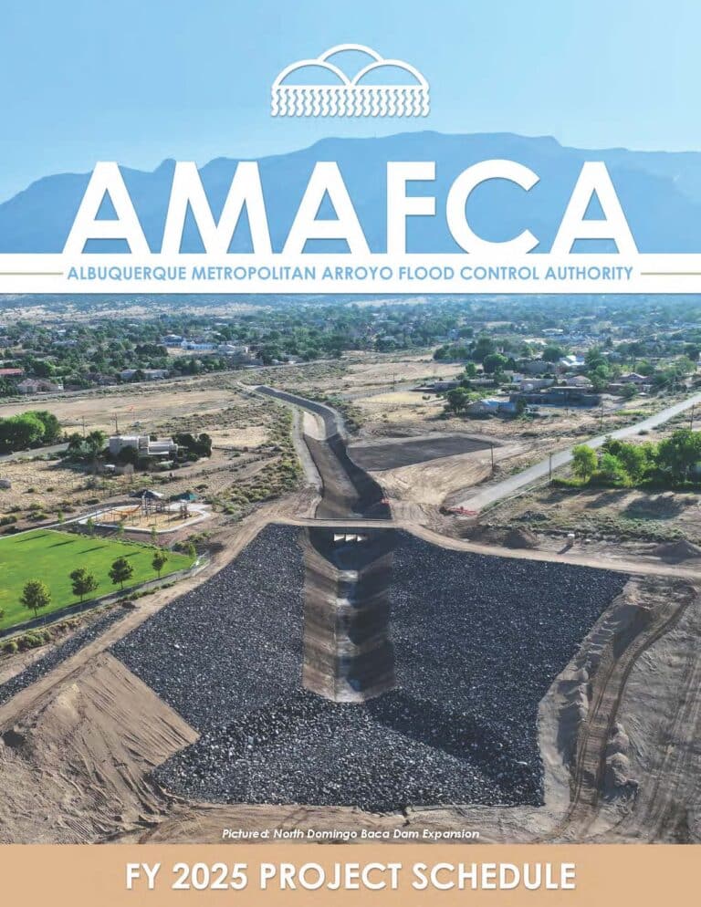 AMAFCA 2025 Arroyo Flood Report Cover