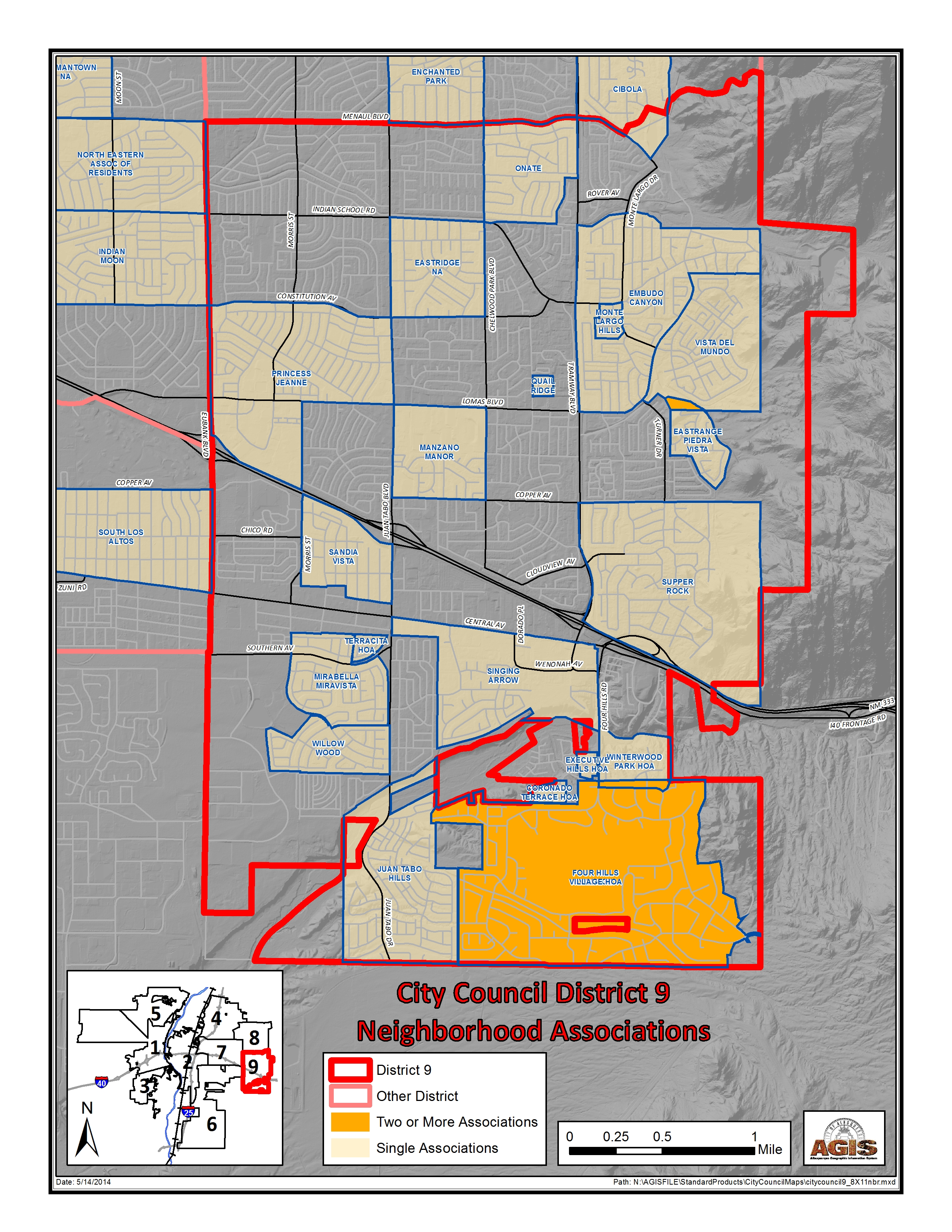 District 9 Neighborhood Map