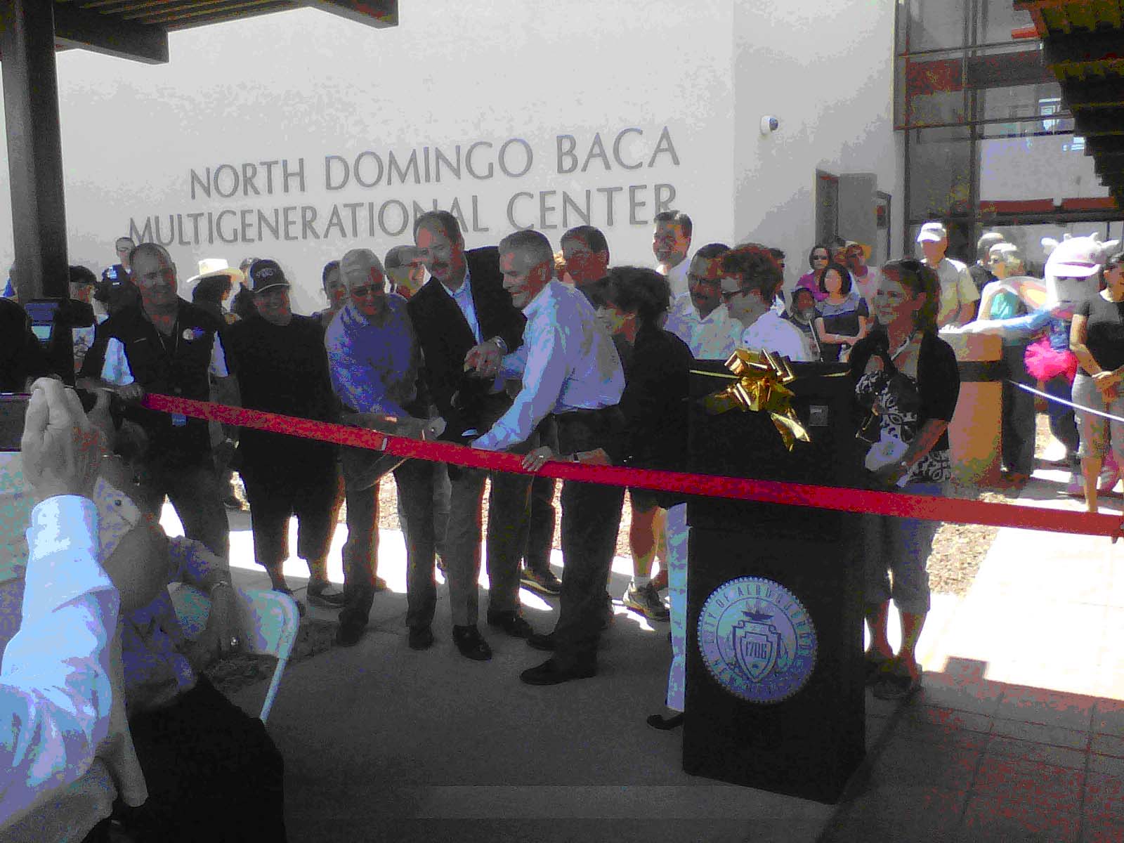 North Domingo Baca Ribbon Cutting