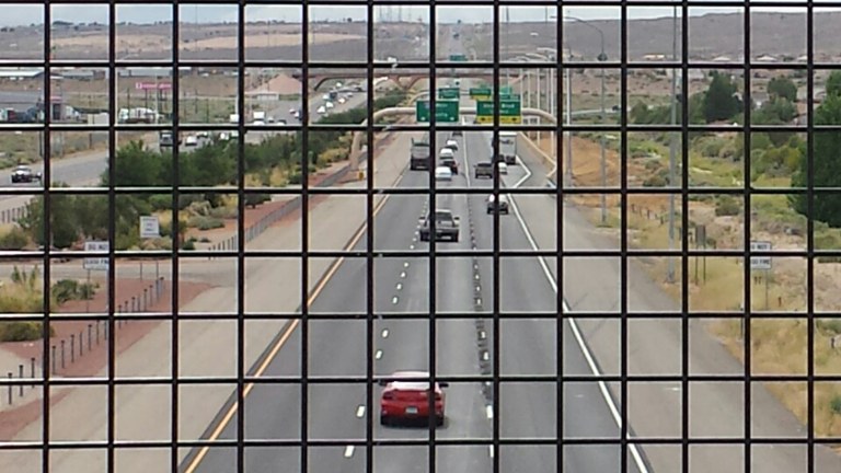 Celebration of new off ramp at I40 and Unser