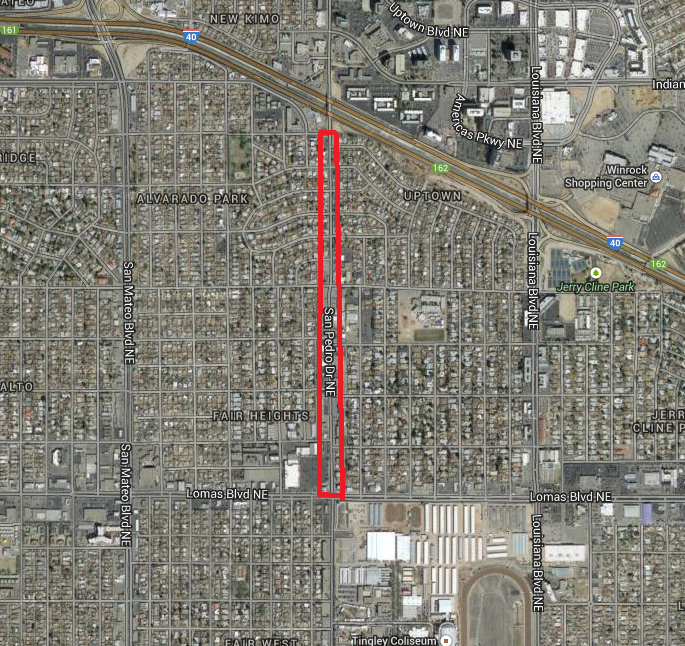 San Pedro Mile Hi District Map