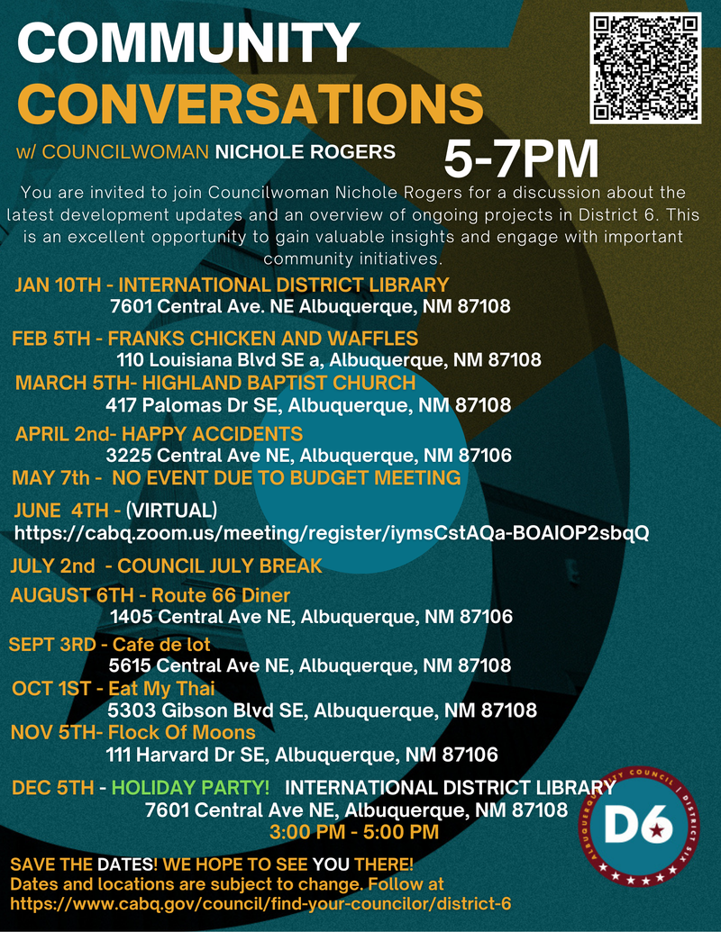 Councilor Nichole L. Rogers releases the 2026 "Community Conversations"