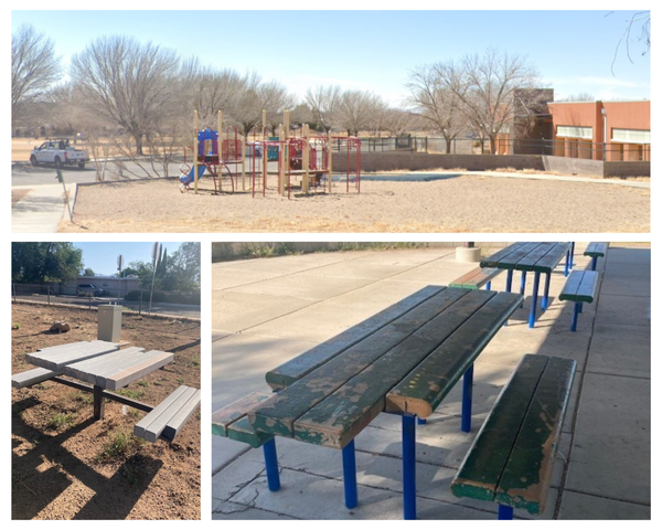 Image showing the condition of park equipment at Bel Air Miramontes Park