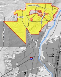 Council 5 District Map Zoomed in Council 5 District Map Zoomed in