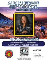 Capital Outlay Request for the 2026 State Legislative Session  - Councilor Nichole L. Rogers -  City Council District 6