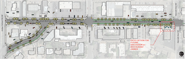 Girard Blvd NE Streetscape Redesign