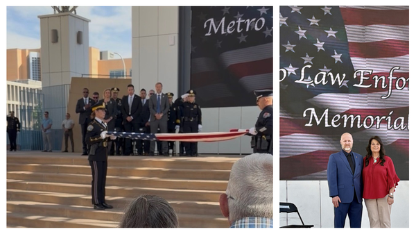 Councilors Dan Champine and Renée Grout join City Leadership in honor of Fallen Law Enforcement Officers Memorial Observances at Civic Center Plaza - May 20, 2026