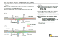 D9_Four Hills Traffic Calming_DayLighting Graphic D9_Four Hills Traffic Calming_DayLighting Graphic