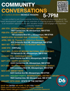 District 6 Community Conversation Dates_July 2025-December 6 2025