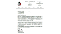 District 5 May 6, 2025 Letter to USAO