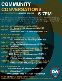 Revised: 2025 District 6 Community Conversations Flyer Revised: 2025 District 6 Community Conversations Flyer