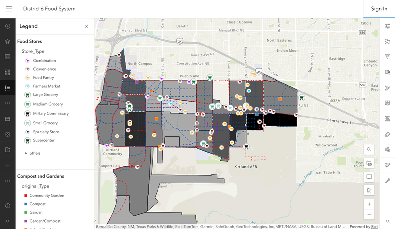 District 6 Food Systems Map photo