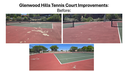 Glenwood Hills Tennis Court Improvements - Before