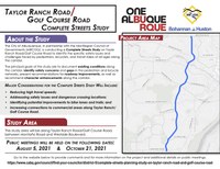 Golf Course - Taylor Ranch Complete Streets Overview Flyer - June 2021 Golf Course - Taylor Ranch Complete Streets Overview Flyer - June 2021