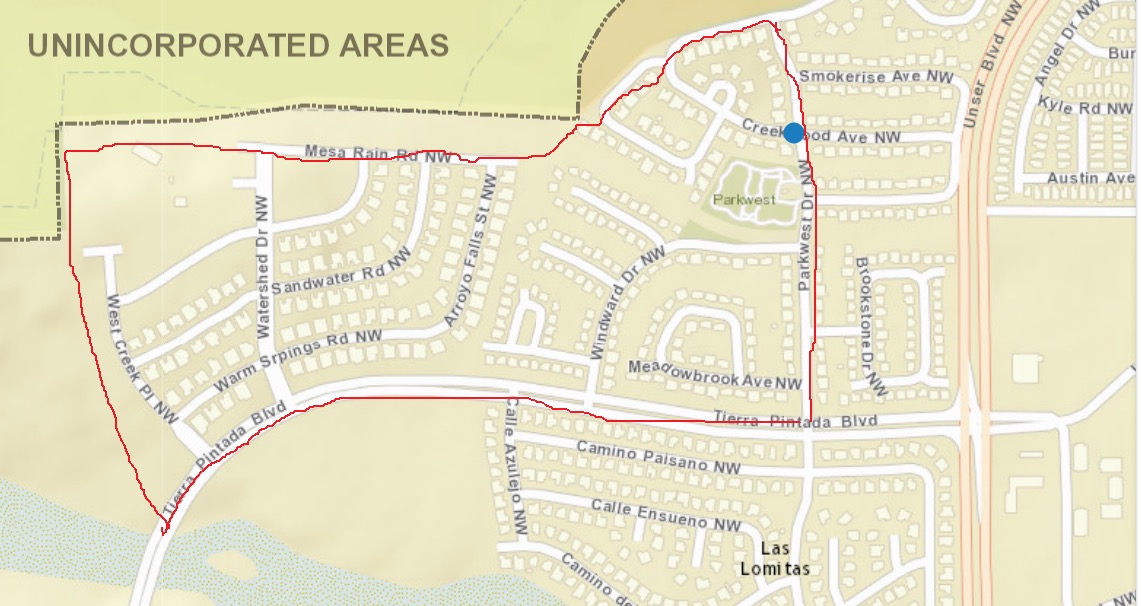 Park West NA Map