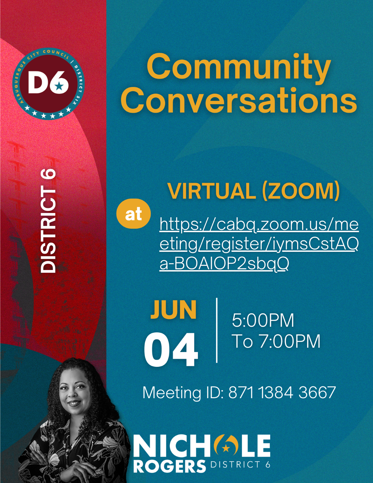 District 6 Community Conversations - June 4, 2026