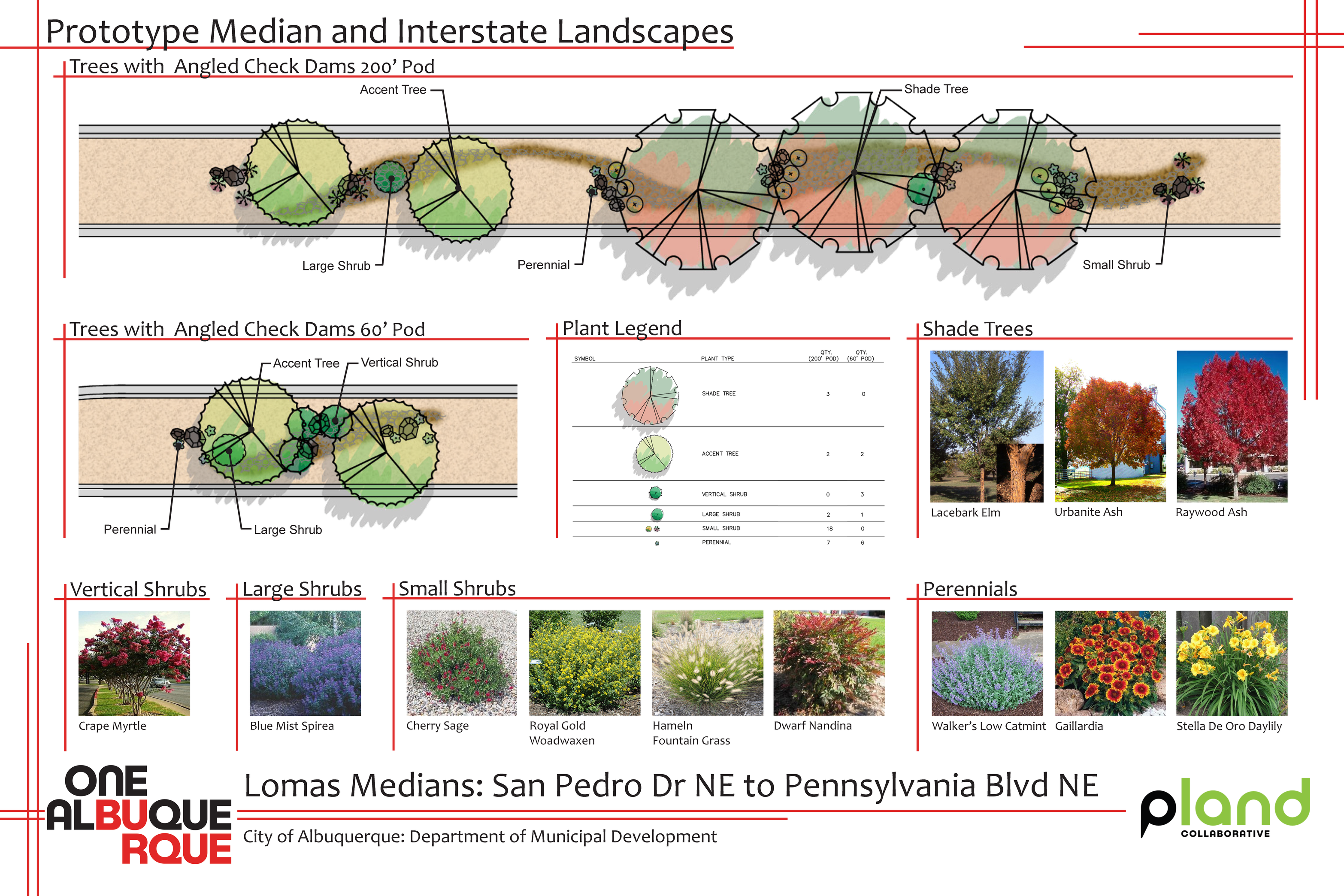 D7 Medians 2026 Update - Lomas from San Pedro to Pennsylvania