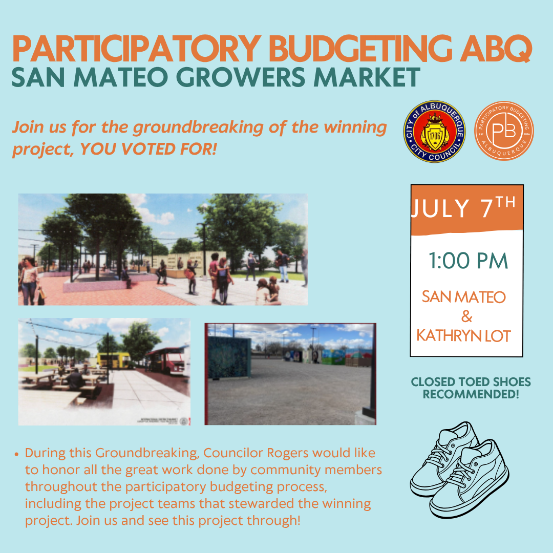 San Mateo Grower's Market Groundbreaking - July 7, 2025