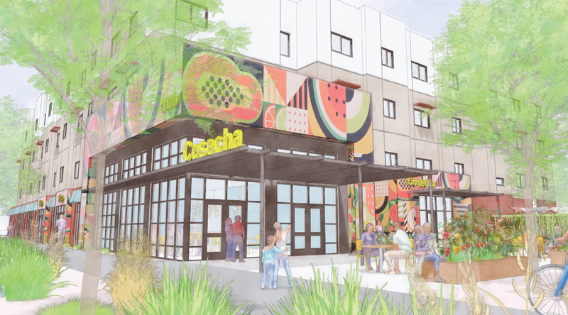 Cosecha Multi-Generational, Mixed Use Housing Rendering